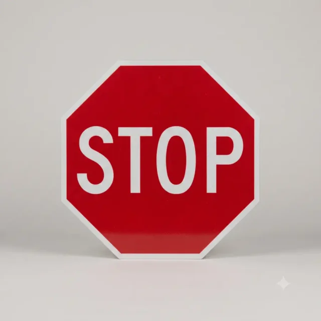 Ontario road sign: Come to a complete stop.